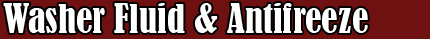 washer fluid & antifreeze